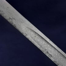 British 1895 Pattern Infantry Officers Sword with Pre Regulation Field Scabbard 32